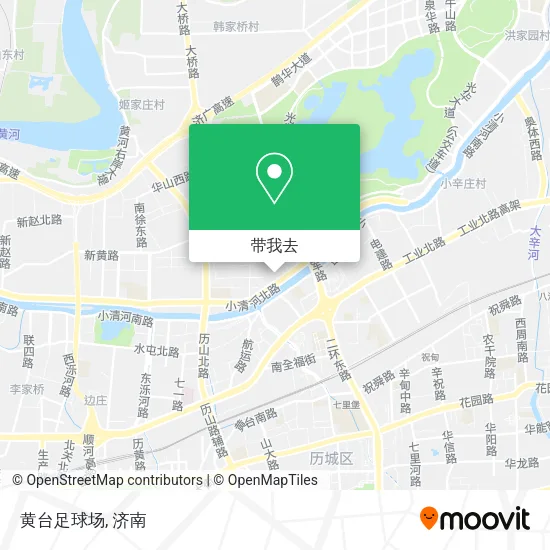 黄台足球场地图