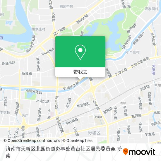 济南市天桥区北园街道办事处黄台社区居民委员会地图