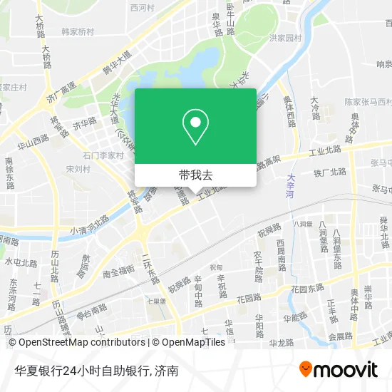 华夏银行24小时自助银行地图