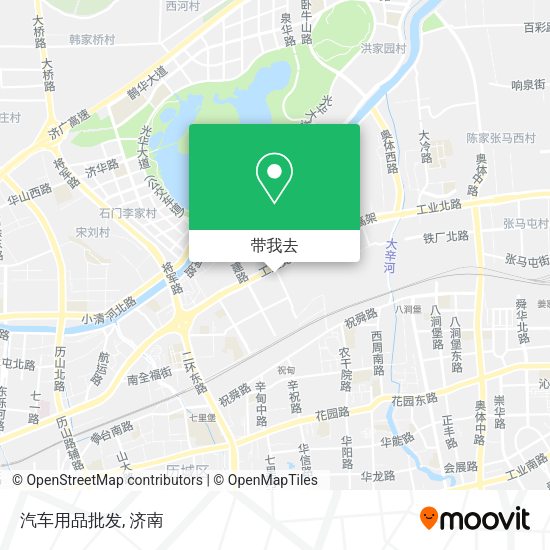 汽车用品批发地图