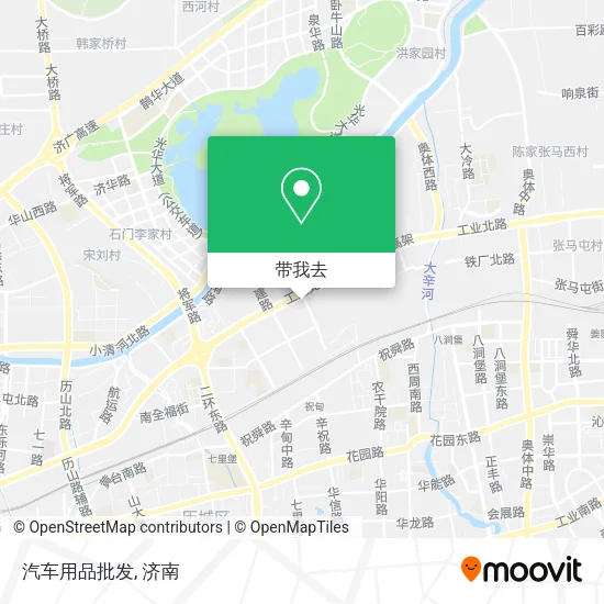 汽车用品批发地图