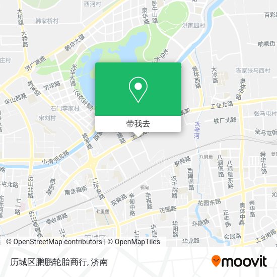 历城区鹏鹏轮胎商行地图