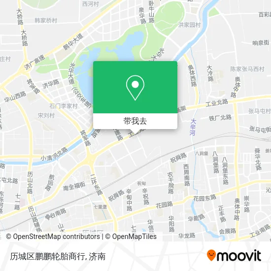 历城区鹏鹏轮胎商行地图