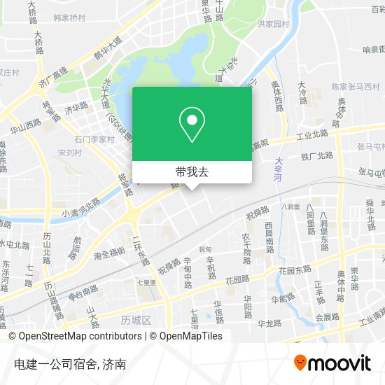 电建一公司宿舍地图