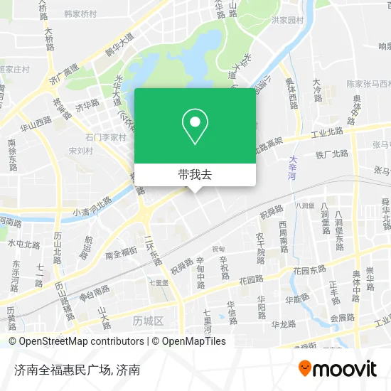 济南全福惠民广场地图