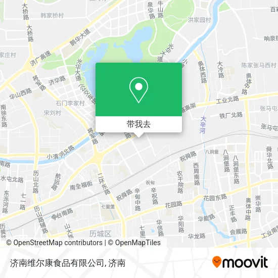 济南维尔康食品有限公司地图