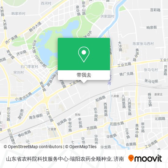 山东省农科院科技服务中心-瑞阳农药全顺种业地图