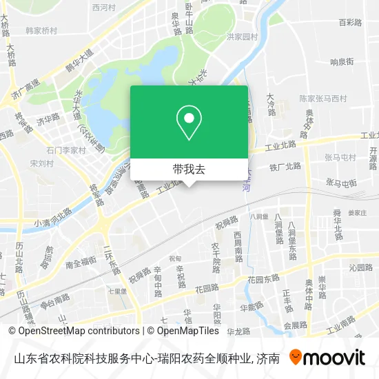 山东省农科院科技服务中心-瑞阳农药全顺种业地图