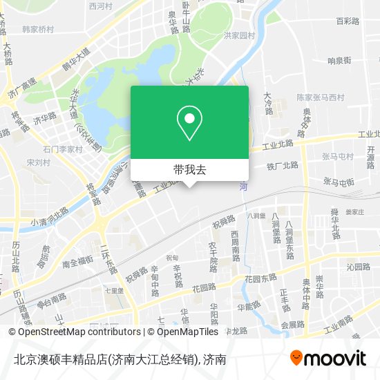 北京澳硕丰精品店(济南大江总经销)地图