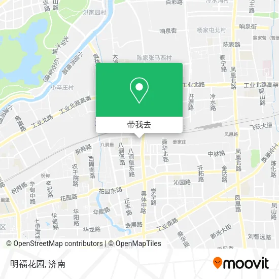 明福花园地图