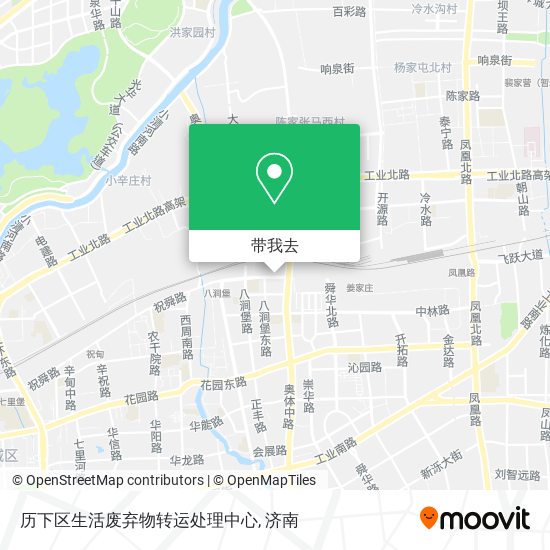 历下区生活废弃物转运处理中心地图