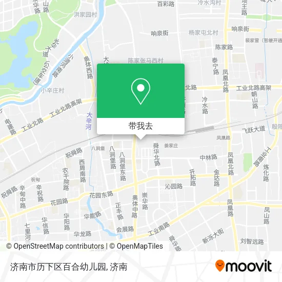 济南市历下区百合幼儿园地图