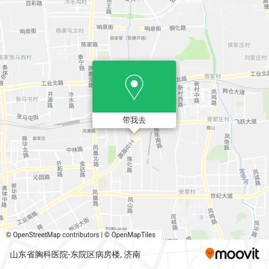 山东省胸科医院-东院区病房楼地图