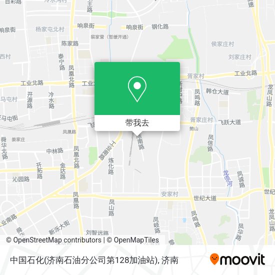 中国石化(济南石油分公司第128加油站)地图