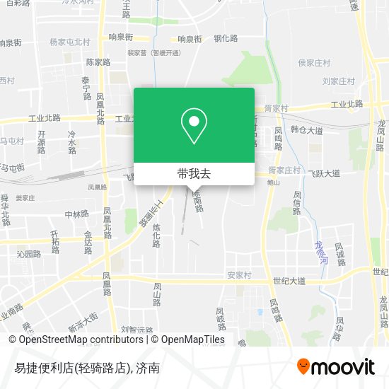 易捷便利店(轻骑路店)地图