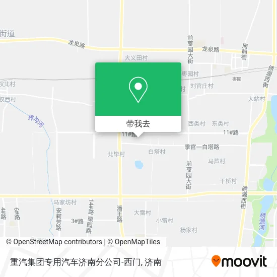 重汽集团专用汽车济南分公司-西门地图