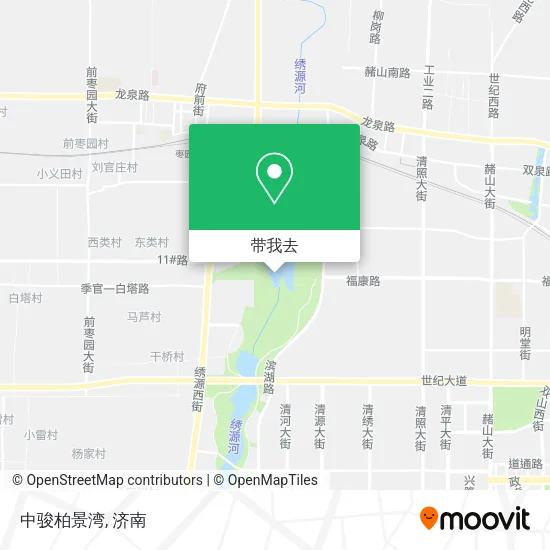 中骏柏景湾地图