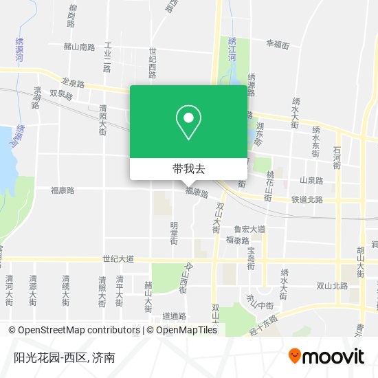 阳光花园-西区地图