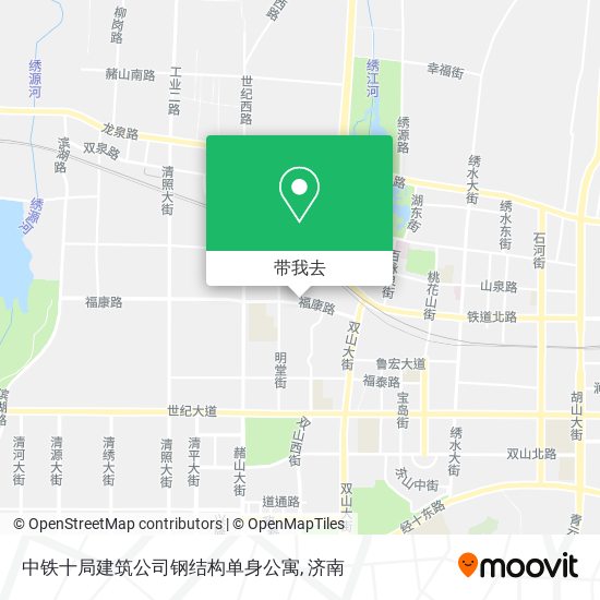 中铁十局建筑公司钢结构单身公寓地图