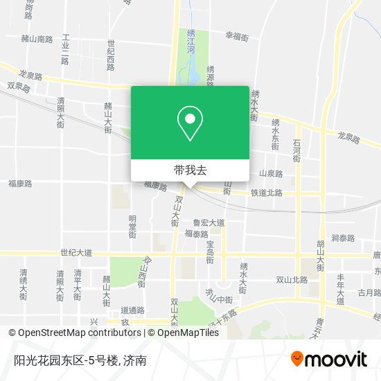 阳光花园东区-5号楼地图
