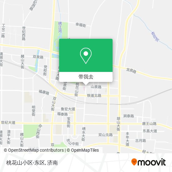 桃花山小区-东区地图