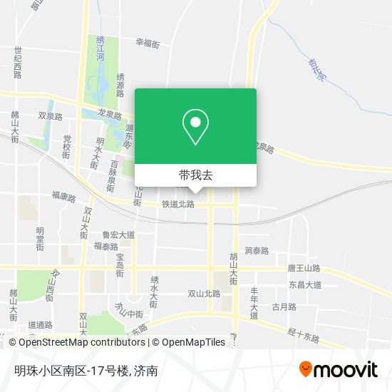 明珠小区南区-17号楼地图