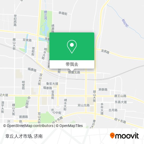 章丘人才市场地图