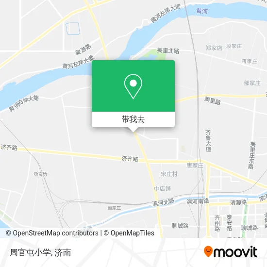 周官屯小学地图