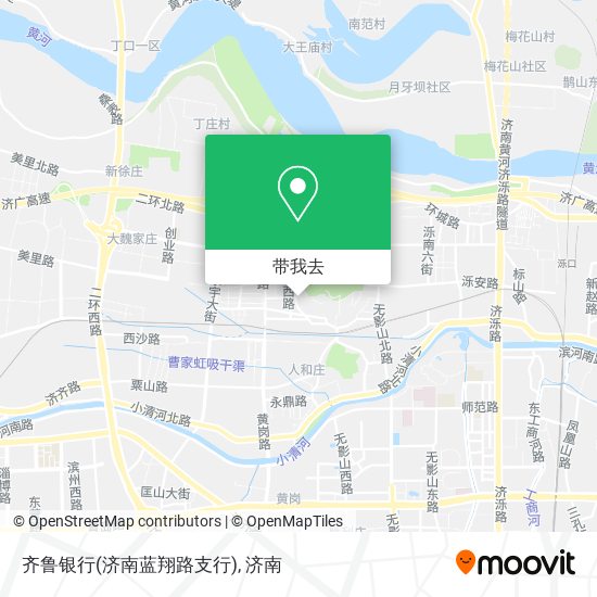 齐鲁银行(济南蓝翔路支行)地图