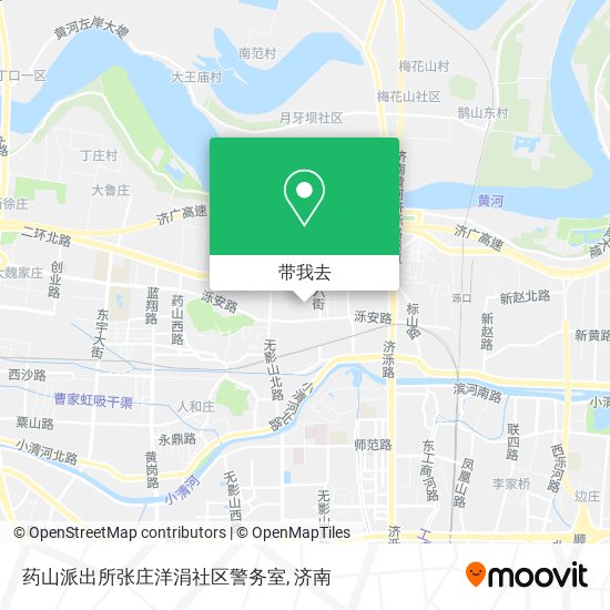 药山派出所张庄洋涓社区警务室地图