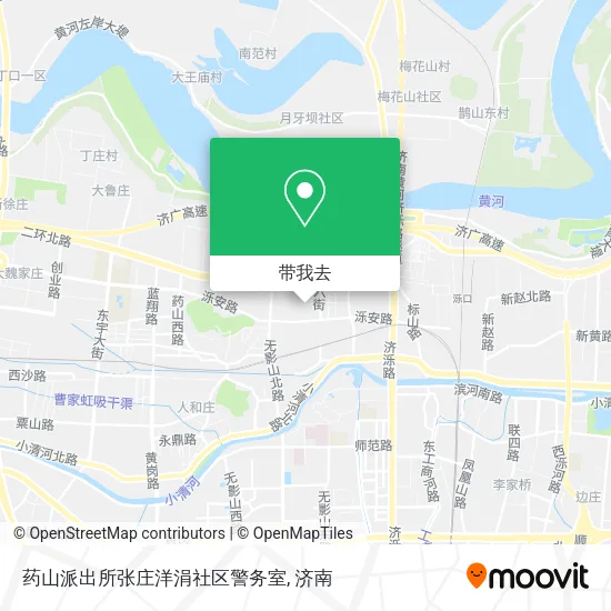 药山派出所张庄洋涓社区警务室地图
