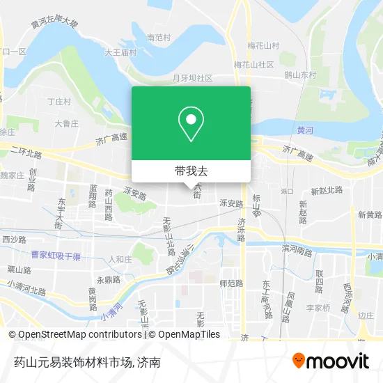 药山元易装饰材料市场地图