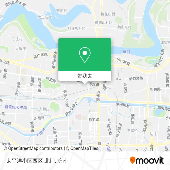 太平洋小区西区-北门地图