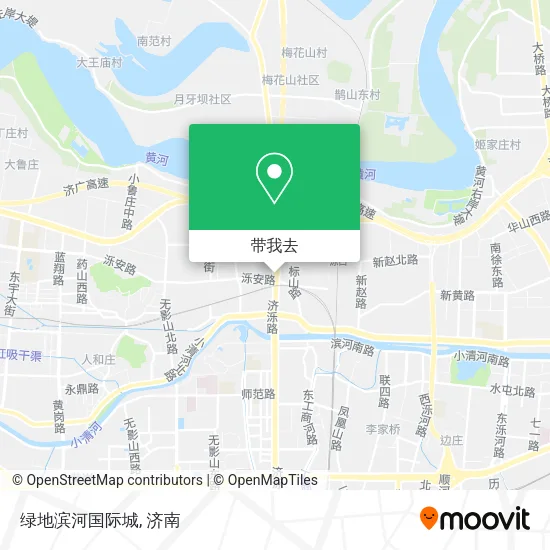 绿地滨河国际城地图
