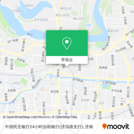 中国民生银行24小时自助银行(济泺路支行)地图