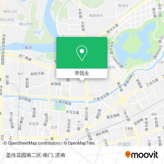 盖佳花园南二区-南门地图