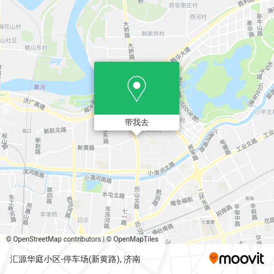 汇源华庭小区-停车场(新黄路)地图
