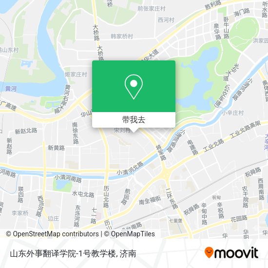 山东外事翻译学院-1号教学楼地图