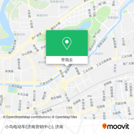 小鸟电动车(济南营销中心)地图