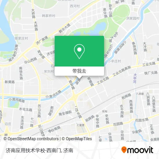 济南应用技术学校-西南门地图