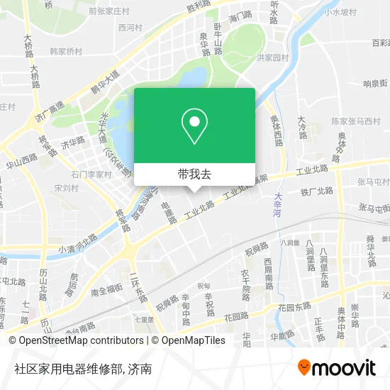 社区家用电器维修部地图