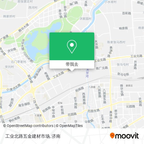 工业北路五金建材市场地图