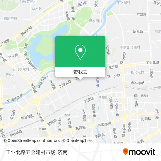 工业北路五金建材市场地图