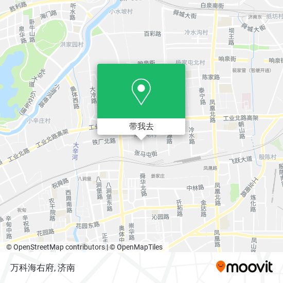 万科海右府地图