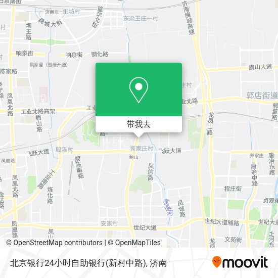 北京银行24小时自助银行(新村中路)地图