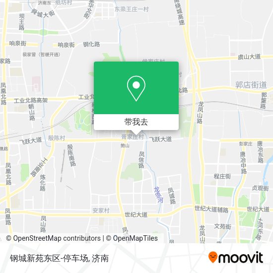 钢城新苑东区-停车场地图