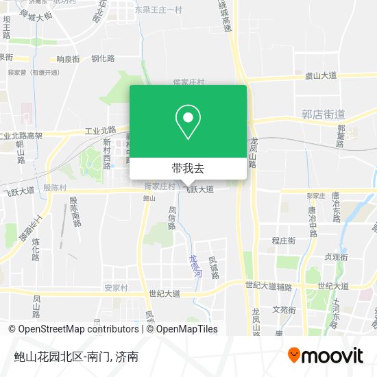 鲍山花园北区-南门地图