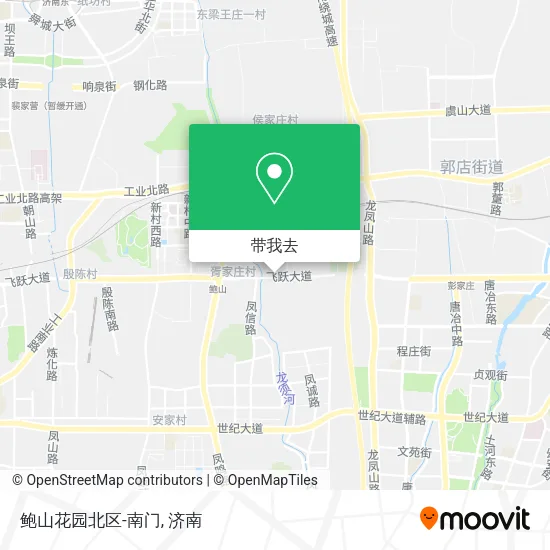 鲍山花园北区-南门地图