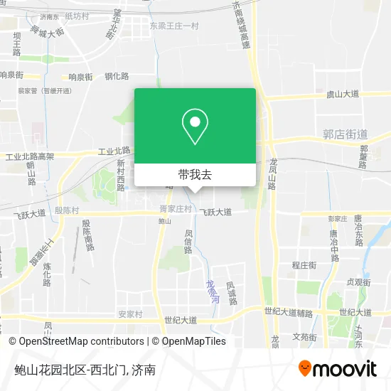 鲍山花园北区-西北门地图