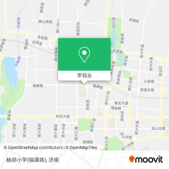 杨胡小学(福康路)地图